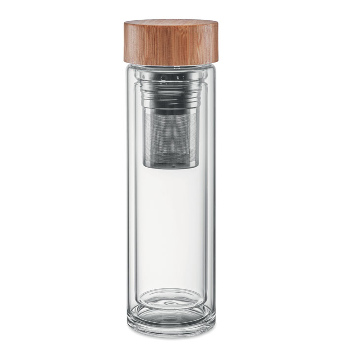 Gourde double paroi verre 420 ml