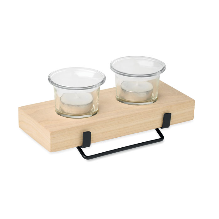 Tea light holder set with stand