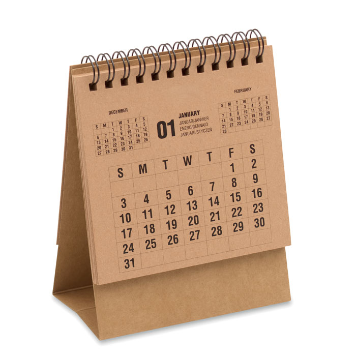 Calendrier de bureau de 4 ans
