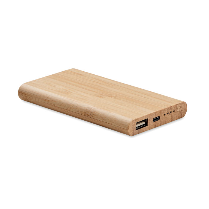 Batterie externe bambou de 4000 mAh
