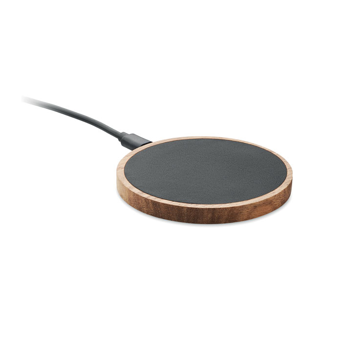 Chargeur sans fil en acacia 15 W