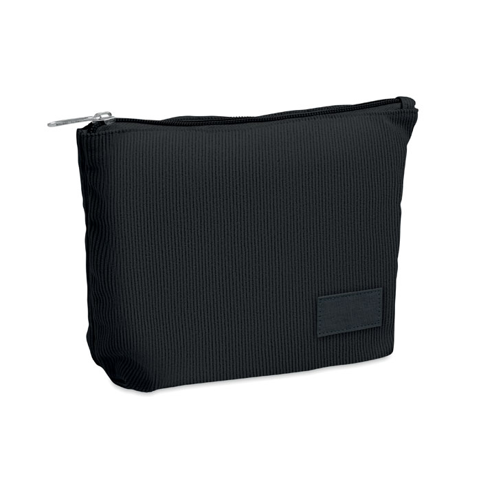 Trousse en velours côtelé