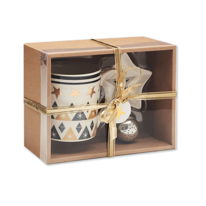 Tasse, soucoupe et infuseur Unique