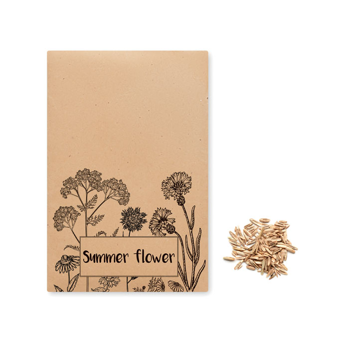 Enveloppe graines fleurs sauvag