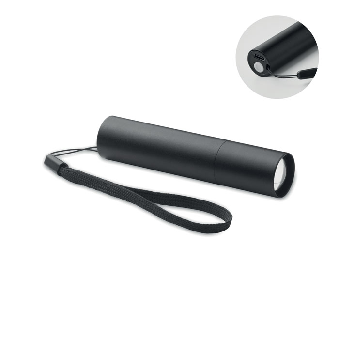 Lampe rechargeable en aluminium