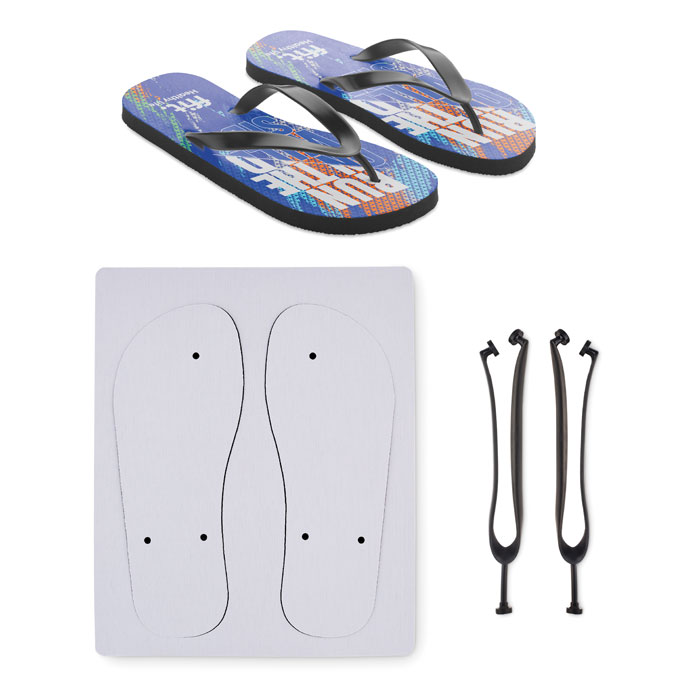 Tongs sublimés, tailles 38-41