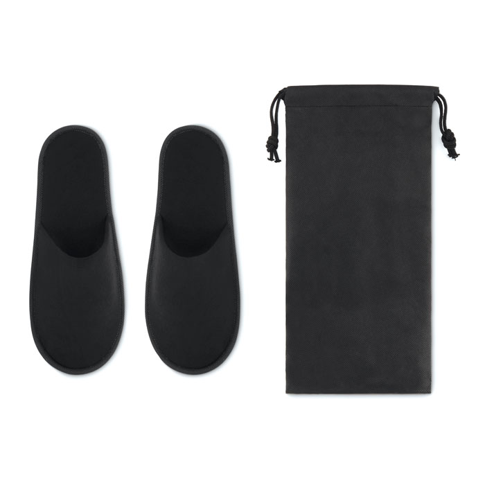 Paire de pantoufles & pochette