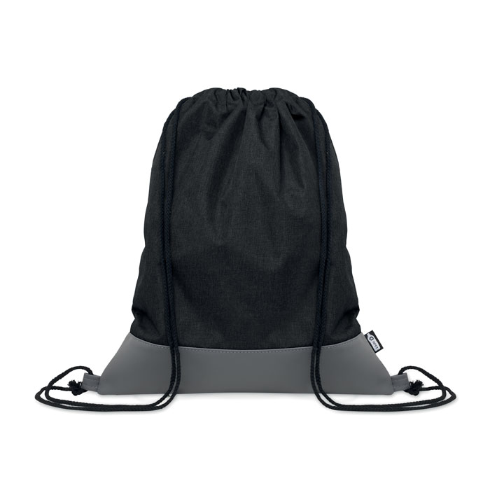 Sac à cordon en PU RPET 2 tons