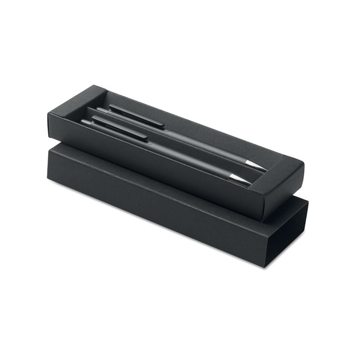 Set de stylos en alu. recyclé