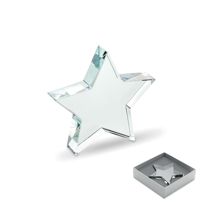 Trophée en verre Etoile