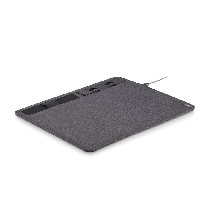 Tapis de souris RPET chargeur 15W