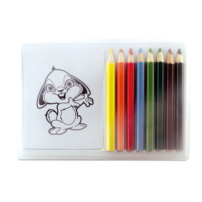 Set crayons de couleur en bois