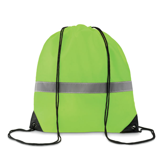 Sac à cordons avec bandes réfl