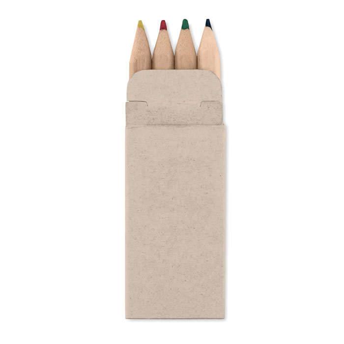 4 coloured pencils