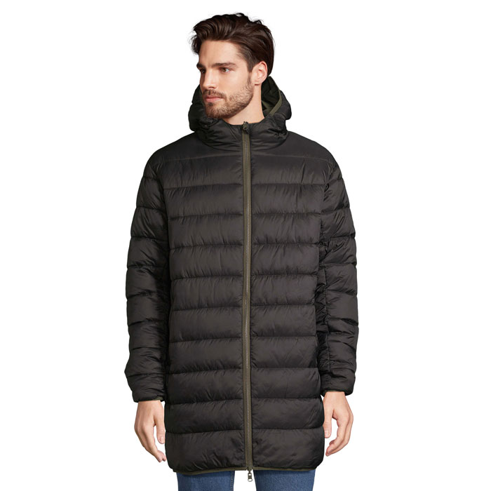 Reverse parka réversible
