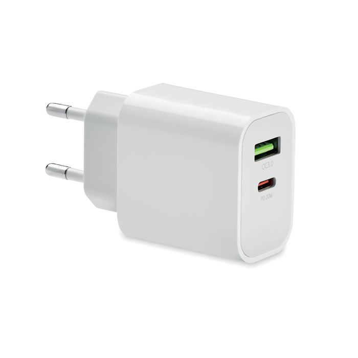 Cargador USB de 18 W 2 puertos