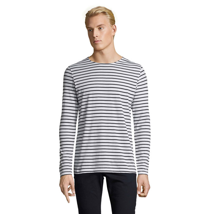 Marine men t-shirt raye