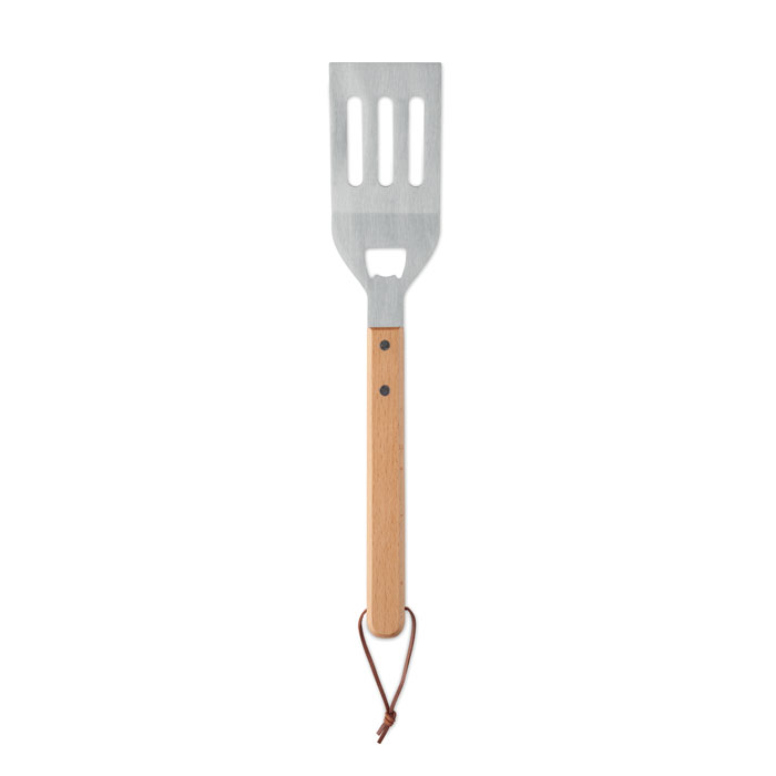 Spatule pour barbecue en hêtre