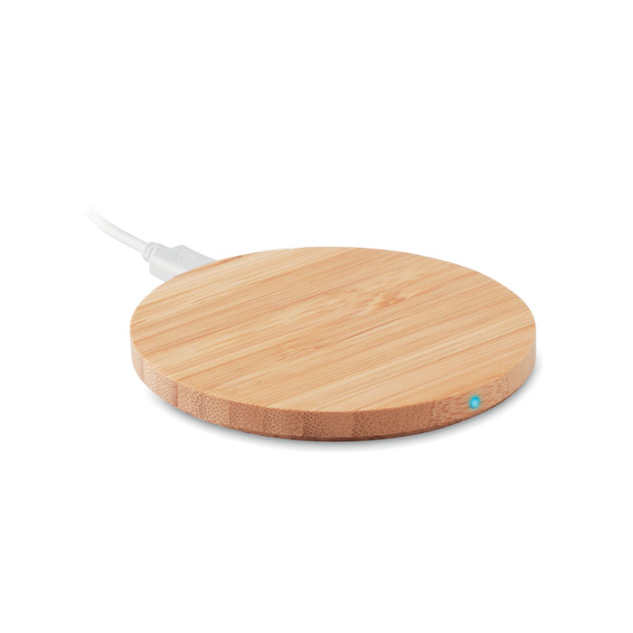 Chargeur sans fil en bambou 15 W