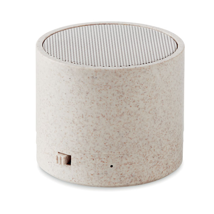 3 W speaker in wheat straw/ABS