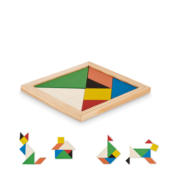 Puzzle Tangram en bois