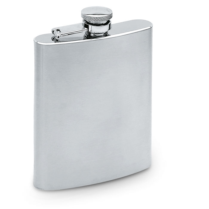 Grande flasque en inox mat