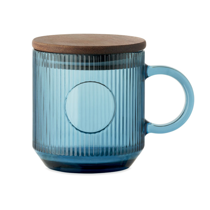 Mug en verre strié 300 ml