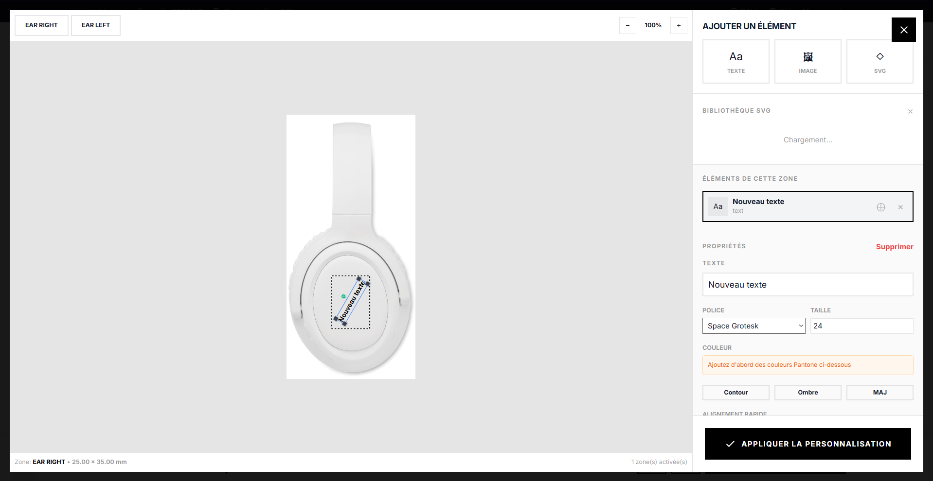 Personnalisateur en ligne Promotexo - Visualisez votre logo sur les produits